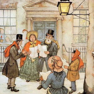 Singing - Cross stitch pattern, pdf format, Delivered by email, Anton Pieck, Art cross stitch, Cross stitch art