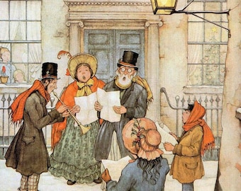 Singen - Kreuzstich Stickmuster, PDF-Format, Per email geliefert, Anton Pieck, Art Kreuzstich, Kreuzstich Kunst