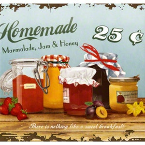 Homemade Marmalade - Cross stitch pattern, pdf format, Delivered by email, Vintage Ads cross stitch