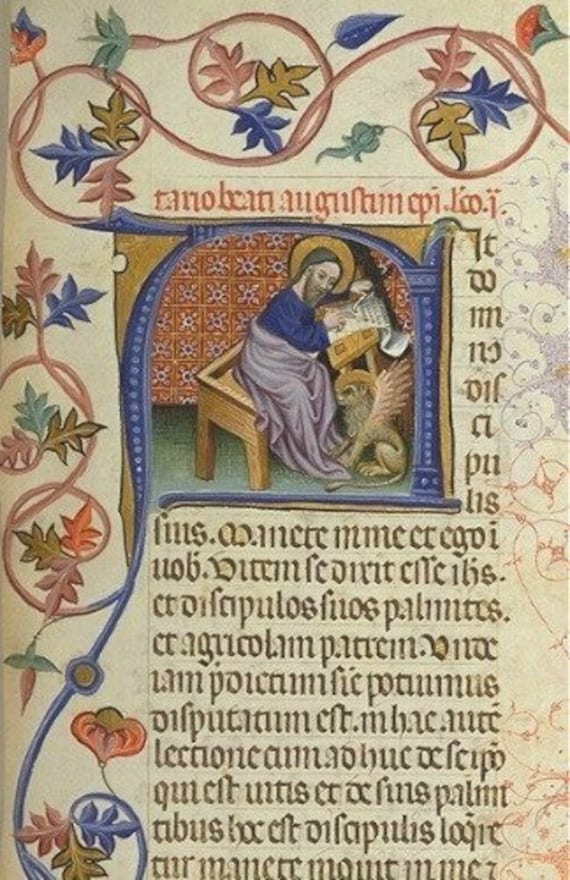 Medieval Illuminated Manuscripts X - Cross Stitch Pattern, Pdf