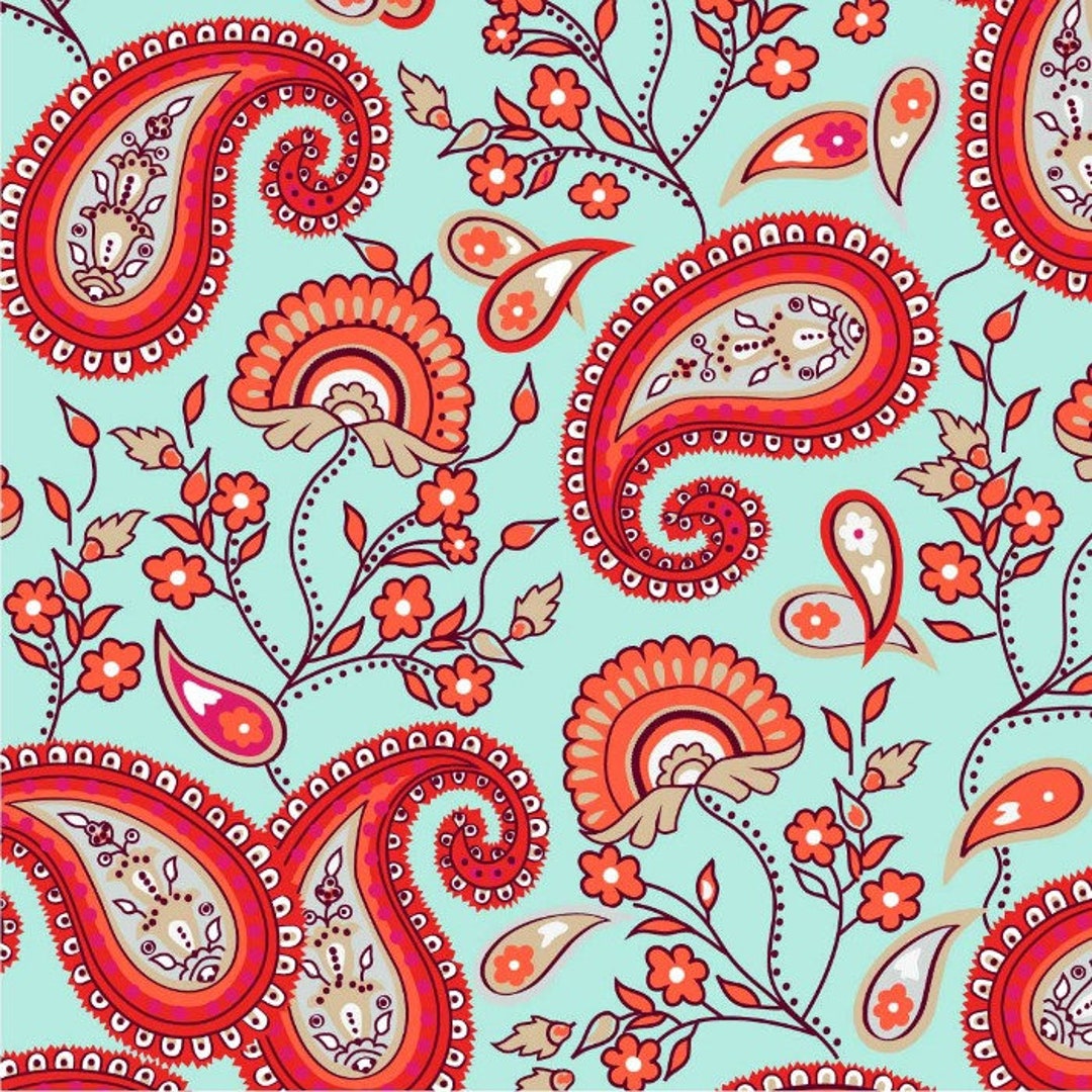 Paisley Pattern IX - Cross Stitch Pattern, Pdf Format, Delivered by ...