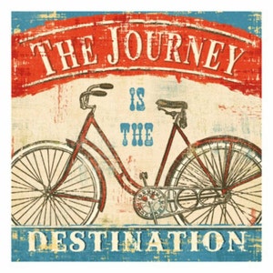 The Journey - Cross stitch pattern, pdf format, Delivered by email, Vintage Ads cross stitch