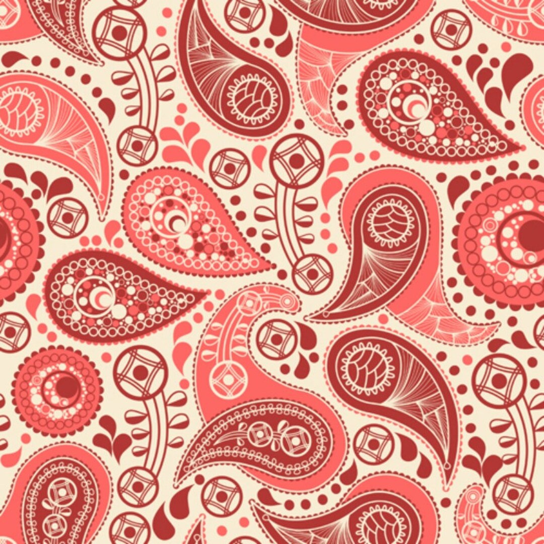 Paisley Pattern I - Cross Stitch Pattern - Pdf Format - Delivered