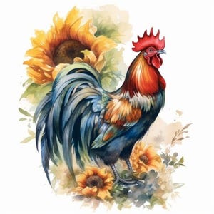 Haan 2 - kruissteekpatroon, pdf-formaat, bezorgd per e-mail, kruissteek dieren, kruissteek haan