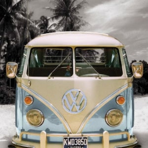 Camper - Cross stitch pattern, pdf format, Delivered by email, Modern cross stitch, Contemporary Art