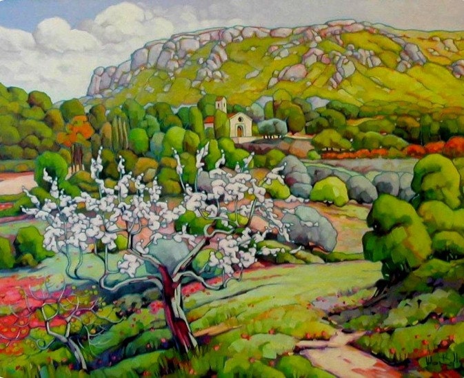 Landscape Cross stitch pattern pdf format Etsy Landscape cross stitch pattern modern counted cross stitch