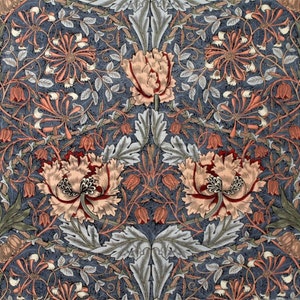 Honeysuckle - Cross stitch pattern, pdf format, Delivered by email, William Morris designs cross stitch