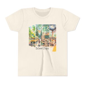 School Days Youth Tee: Playful Back to School Shirt