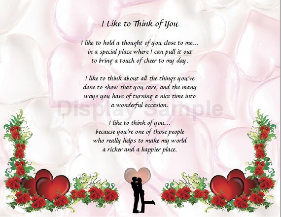 Thinking About You Poems