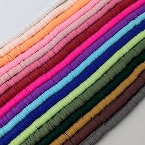 6 mm Heishi Beads Strand Item 511-527