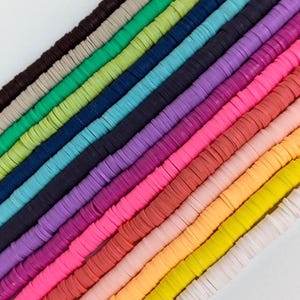 6 mm Heishi Beads Strand Items 440-454