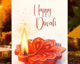 Printable Happy Diwali Card