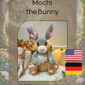 Mochi the Bunny-Mochi der Hase-Amigurumi Pattern-Bunny Amigurumi-Pattern Bunny