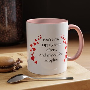 Oprechte koffiemok voor koppels, perfect voor jubilea, Valentijnsdag, gepersonaliseerd cadeau, liefdesmok relatie, verlovingscadeau