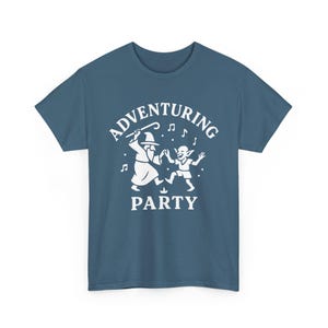 Adventuring Party T-Shirt - Dancing Wizard & Goblin | Funny DnD Shirt for RPG Fans
