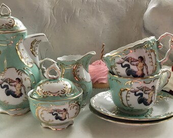 little mermaid tea set