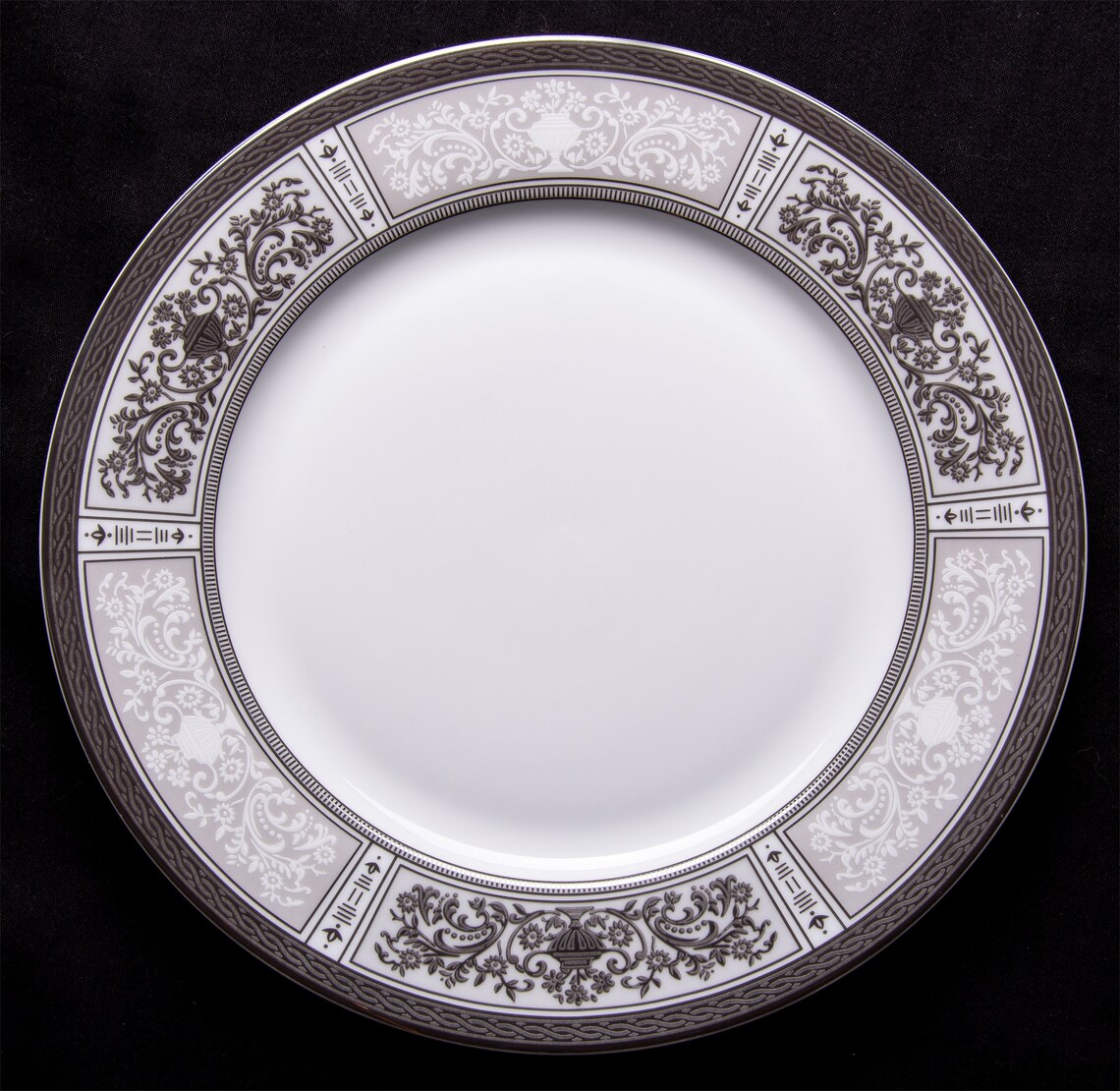 Silver Edgar Allan Poe Raven Plate Salad or Dinner Etsy