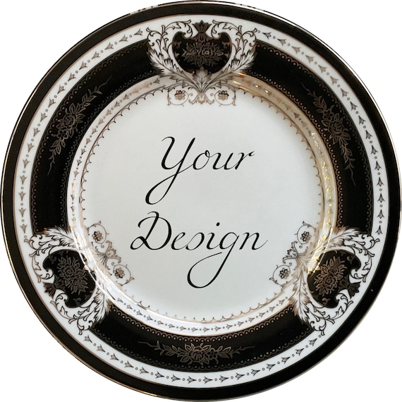 Custom Porcelain Plate or Personalized Teacup 8 Oz and Etsy