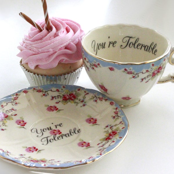 Insult Teacup Etsy