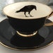 Robin Pendleton Hendershot reviewed Beautiful Black Crow Teacup, 8 Ounces, Food- and Dishwasher Safe. Halloween Teacup, Raven Teacup, Raven Tea Set