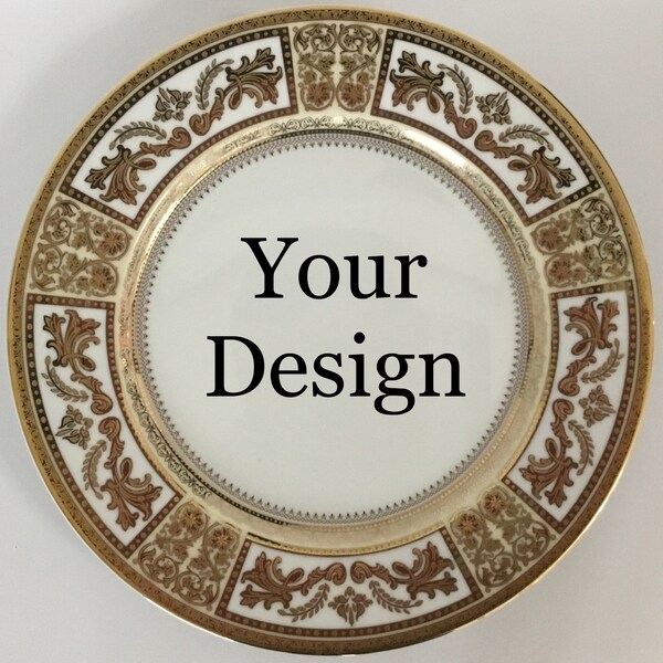 Custom Dinner Plates Etsy