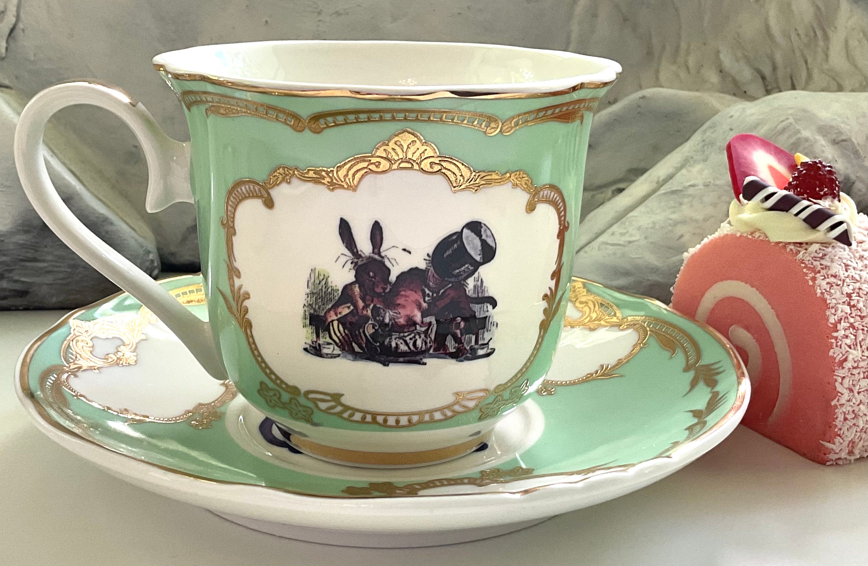 Alice In Wonderland Tea Cups · A Cup / Mug · Decorating on Cut Out + Keep