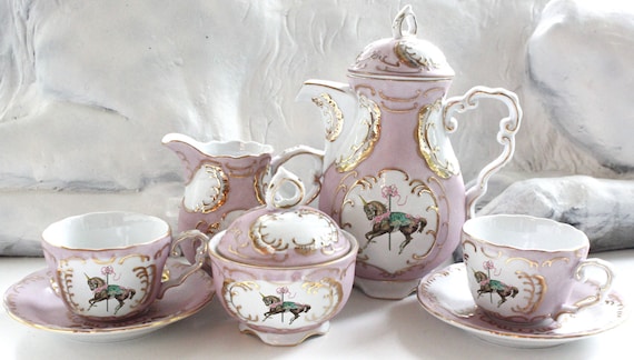 unicorn tea party set