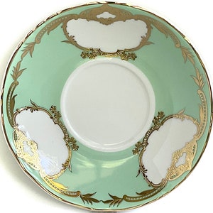 Green or Pink & Gold Unicorn Tea Set, Vegan Bone China. Food Safe and Durable. image 2