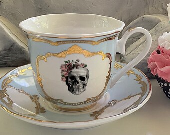 Skull Rose Raven Kunst Neu Farbwechsel Tee Kaffee Becher 11 OZwellcoda Skull Rose Raven Kunst Neu Farbwechsel Tee Kaffee Becher 11 OZwellcoda
