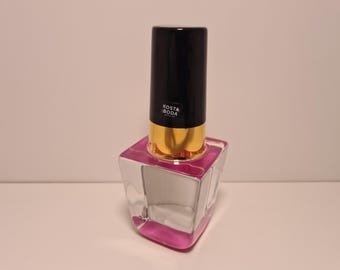 Vintage Kosta Boda Art Glass Sculpture – Nail Polish Pink, Åsa Jungnelius Design