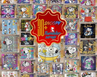 Beagle Cartoon Tumbler Wrap Bundle 50+ PNG 20oz Straight Fan Inspired Sublimation Designs