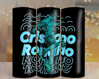 Custom Soccer Star Tumbler Wrap: 20oz Sublimation Design (Digital Download)