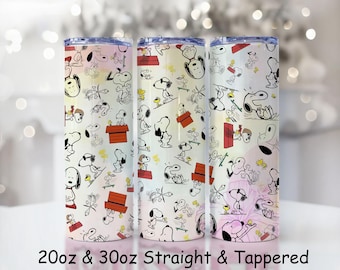 Cartoon 20oz Tumbler Wrap - Cartoon PNG - Digital Sublimation Design - Instant Download