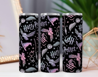 Wizard  HP 20oz Tumbler Wrap | Fantasy Wizard School Sublimation PNG Digital Download