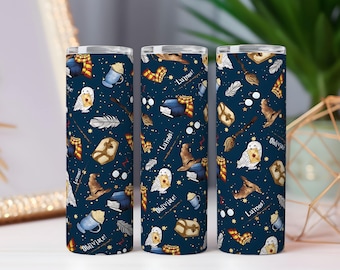Harry Potter Wizards Png 20oz Tumbler Wrap | Fantasy Wizard School Sublimation PNG Digital Download