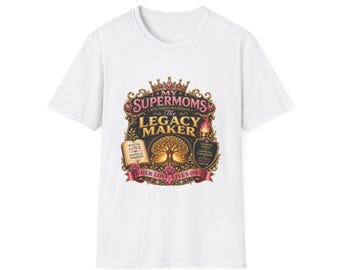 Valorspire My Supermoms Tshirt Legacy Maker | Mother's Day Mom Shirt, Family Tree Design