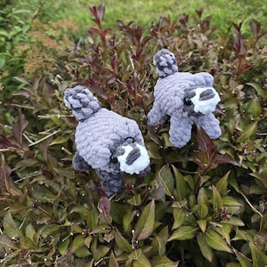 Crochet Raccoon Plushie – Handmade Funny Raccoon Stuffy
