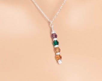 Mother's Necklace, Mommy Necklace, Birthstone Necklace, Family Necklace, New Arrival, Grandmother Necklace, Mother's Day Gift, BeadXS