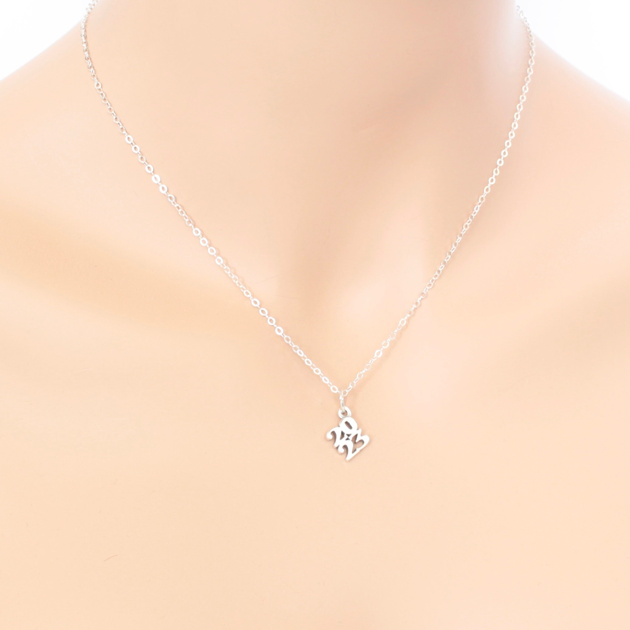 2023 Necklace Graduation Necklace Sterling Silver Class of Etsy