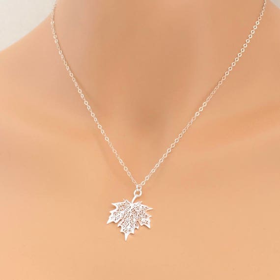 Maple Leaf Necklace Maple Leaf Pendant Canada Maple Leaf Etsy Maple Leaf Necklace Maple Leaf Pendant Canada Maple Leaf Etsy