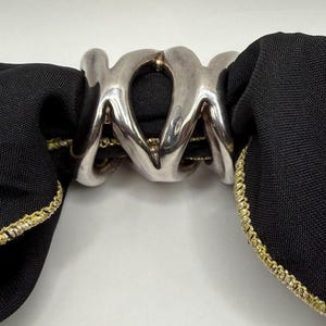 Infinity Scarf Ring Modernist Organic Sterling Silver Scarf Slide .925 Silver Abstract Scarf Clip Holder