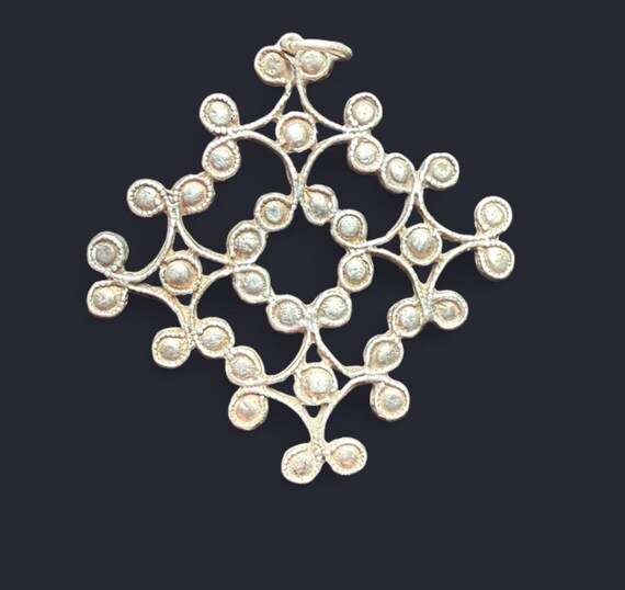 Vintage Silver Pendant Hallmarked 1951 British Museum Production