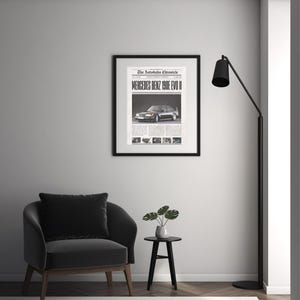 Mercedes 190E Evo II Poster – Printable Classic Car Wall Art | Digital Download | DTM Legend | Garage Decor | Gift for Car Enthusiasts