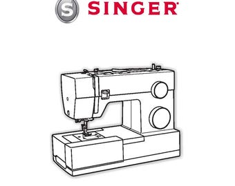 Singer 44S Instruction Manual PDF | English French Spanish | Heavy Duty Sewing Machine Guide | Operator’s Manual