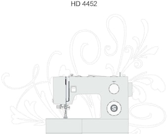 Singer Heavy Duty 4452 Operation Instruction Manual PDF | Owner’s Manual | English Only