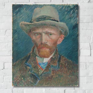 Vincent van Gogh Self-Portrait – Digital Download | Printable Wall Art | Post-Impressionist Painting | Multiple Sizes