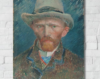 Vincent van Gogh Self-Portrait – Digital Download | Printable Wall Art | Post-Impressionist Painting | Multiple Sizes