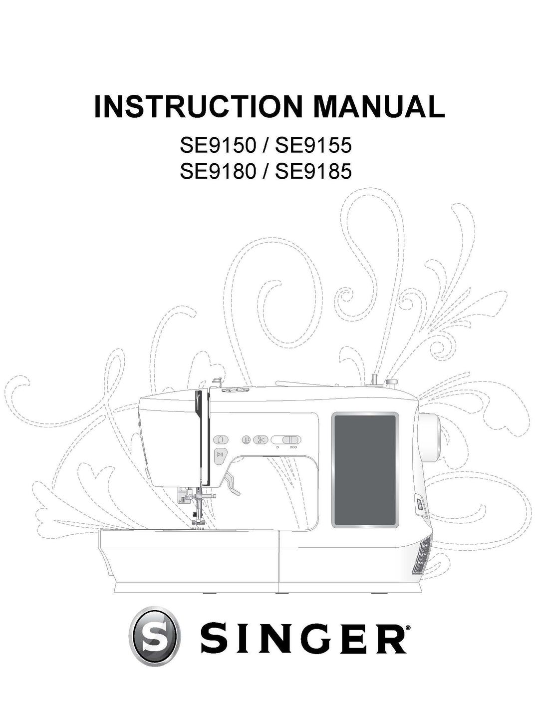Singer SE9150 SE9155 SE9180 SE9185 Instruction Manual PDF | Sewing and ...