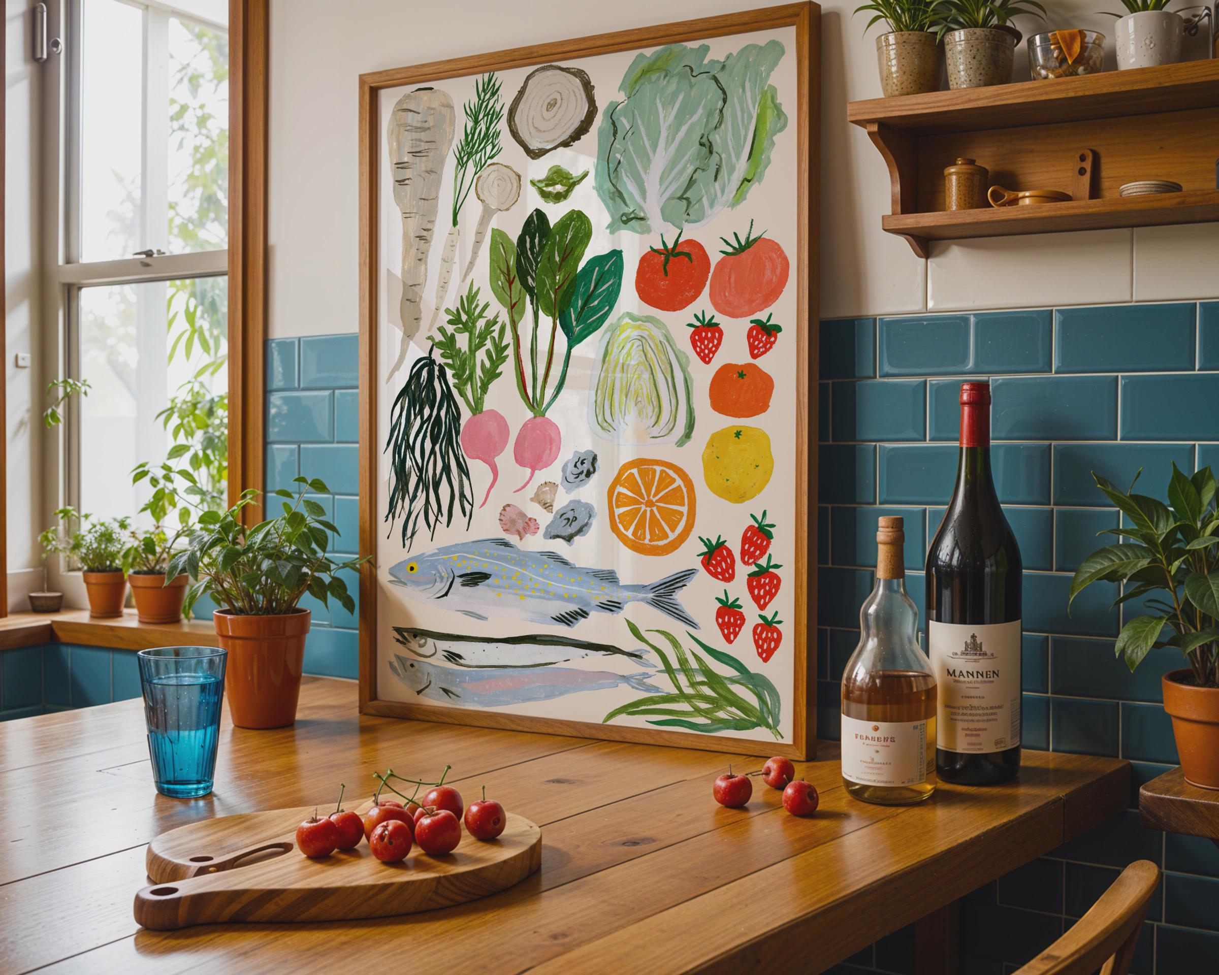 Vegetable Wall Art - Etsy