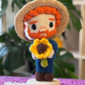 Vincent amigurumi-mönster på spanska